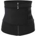 Back Support Back Brace Lumbar Support Waist Trainer Trimmer Body Shaper Slimming Waist Slim Belt Yoga Belt Sports Belt Back Support Belt(Large) Large Black - Buy Online on GoSupps.com