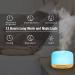 Asanmu 450ml Aroma Diffuser for Essential Oils - Ultrasonic Aromatherapy Device with 7 Color Lights | Perfect for Weddings & Home Fragrance - Buy Online on GoSupps.com