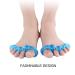 Toe Separator & Bunion Corrector - Portable Night Use Spacer for Overlapping Toes - Blue | Shipping Worldwide - Buy Online on GoSupps.com