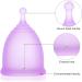 Menstruation Cup - Guador Reusable Medical Silicone Menstrual Cup Size S for Normal Flow with Sterilizer & Cleaning Brush - Buy Online on GoSupps.com