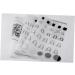 Healeved Manicure Mat Tools Nail Sticker Guide Nail Art Stamping Mat Nail Accessories Nail Art Transfer Tool Nail Stamp Plate Nail Art Mat Nail Art Tool Earth Tones Nail Supplies 40.5*30.5cm As Shown - Buy Online on GoSupps.com