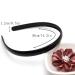 20-Piece Gurxi Black Plastic Hair Ties & Headbands - Anti-Slip Teeth Perfect for Women & Girls | DIY Hair Accessories - Buy Online on GoSupps.com