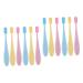 Clispeed 12-part set toothbrushes for children soft fur toothbrush oral toothbrush travel toothbrush children's toothbrush baby toothbrush gently nursing brushes large handle baby