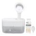 Rechargeable Ear Wax Cleaner - 4 Cleaning Modes - Automatic Irrigation Water - Adult Ear Cleaner Tool (White Kit) - Buy Online on GoSupps.com