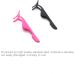 False Eyelash Applicator Set - 2PCS Stainless Steel Tweezers for Easy Magnetic Eyelash Application | Pink & Black - Buy Online on GoSupps.com