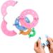 Pom Pom Maker Set - 8 Sizes Pompom Tool for DIY Wool Yarn Crafts | Includes 20 Plastic Needles & 2 Scissors | Fun for Kids and Adults - Buy Online on GoSupps.com