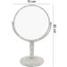 Bestbling Bling Rhinestone Portable Double Sided Swivel Makeup Mirror - Silver - Buy Online on GoSupps.com