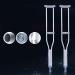 The Aluminum Alloy Crutches Non-Slip The Crutches can be Easily Adjusted The Comfortable Handle of The Crutches is Ergonomic Suitable for Arthritis and Inconvenient Recovery Mediumsingle Beautiful - Buy Online on GoSupps.com