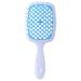 Comb Fluffy Shaped Comb Mesh Comb Wide Tooth Air Cushion Comb Massage Hair Brush Styling Tool Wide Tooth Comb (Color : Blau)