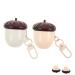 FOMIYES FOMIYES 2 Pieces Children's Lip Balm Moisturizing Chestnut Lip Balm for Sensitive Skin Oily Compact Portable for School Daily Use