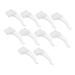 Sevacc 20 pair of glasses stoppers sliding protection for glasses glasses made of silicone glasses ear pads ear pads for glasses anti-slip-protectors hook for glasses bar large child handle