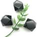 Specimen Natural Black Obsidian Crystals Stone Carved Polyhedron Shaped Smooth StoneCrystals Room DecorationStone Stone Crystal Reiki - Buy Online on GoSupps.com