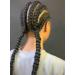 LOHXINHAIR 24 Inch Black Kanekalon Jumbo Bohemian Braiding Hair 6 Packs - High Temperature Synthetic Crochet Extensions for Black Women - Buy Online on GoSupps.com