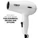 Conair 1875 Watt Mid-Size Styler Hair Dryer - White | Powerful and Compact Hair Dryer - Buy Online on GoSupps.com