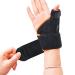 Milisten Pair Sports Thumb Support - Breathable Black & Orange Thumb Immobilizer for Sprains Carpal Tunnel & Stabilization - International Shipping Available - Buy Online on GoSupps.com