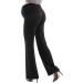 MAMAJEANS Cinzia Wide Leg Maternity Palazzo Trousers | Black | Over The Bump Full Panel | Perfect Work Office Pants for Pregnant Women - Buy Online on GoSupps.com