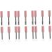 FOMIYES 18 Pcs Eyeliner Stick Best Mascara Tubes Lip Gloss Wand Tube Transparent Mascara Wands The Pet 1 g (Pack of 1) Pinkx3pcs