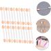 SOESFOUFU 50pcs Two-color Eyeshadow Brush Professional Eyeshadow Accessories Concealer Latex Head White - Buy Online on GoSupps.com