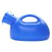 Urinal for Men Spill Proof Men's Potty Portable Urinal Pee Bottle 2000 ML for Home Emergency Use in Bed Camping Car Travel (Blue) Happy