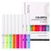 Fluorescent liquid eyeliner 8 colors rainbow neon eyeliner shimmer waterproof sweatproof dry dry bright fluorescent UV eyeliner make-up