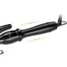 Professional Hair Curler - 1/2 to 1 Inch Ceramic Tapered Curling Wand with Short Clamp & Auto Shut Off - Black - International Shipping Available - Buy Online on GoSupps.com