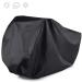 Maveek 190T Waterproof Cycle Bike Rain Cover for 1 Bike, Outside Storage Road Dirt Bike Covers Indoor Water Resistance Travel Transport Garage Shed Tent Winter Summer All Weather Black-XL