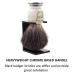 Parker Safety Razor Black Badger Shaving Brush with Ivory Marbled Handle - Includes Stand - Buy Online on GoSupps.com