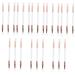 POPETPOP 24 Pcs Eye Shadow Brush Lipstick Applicator Brush Eye Brush Travel Brushes Makeup Eyeshadow Eye Shadow Makeup Accessory Brush Head Wooden Handle Woman Simple
