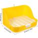 CORHAD Box Rabbit Toilet Pet Toilet Bunny Toilet Pet Supply Pet Training Corner Bunny Potty Rabbit Potty Pet Pee Toilet Pet Drawer Potty Pet Potty Pet Litter Tray Little Pig Pee Toilet 28.5X23.5X15.5CM Yellow - Buy Online on GoSupps.com