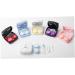 Solustre Crutching Covers & Contact Lens Holder Case - Travel Container for Lenses & Mirror | Durable & Compact Lens Solution - Buy Online on GoSupps.com