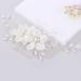 POPETPOP Hair Accessories for Prom Wedding Hair Accessories Bridal Headpiece Flower Girl Hair Accessories Pearl Headpiece for Wedding Flower Girl Headpiece White Beautiful Bride Flower Head - Buy Online on GoSupps.com