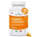 Bandini Vitamine C Liposomale 1000mg 180 G lules Vegan (3 mois) Acide Ascorbique Haut Dosage Haute Absorption et Biodisponibilit Antioxydant Syst me Immunitaire Vit C pour R duire la Fatigue