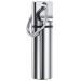Small Pocket Pill Box Keychain , Aluminium Alloy Portable Mini Pill Organizer Case Container for Purse, Waterproof Metal Pill Holder Medicine Bottle for Outdoor Camping Travel (Silver)