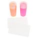 Minkissy tool 2sets Nail Art Stamper's clear silicone jelly stamper manic r- transfer-scratch Franz