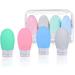 Roseflower 4PCs Silicone Travel Bottles - 60ml Portable Refillable Toiletry Containers for Shampoo & Travel Essentials - Buy Online on GoSupps.com