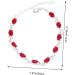 SAFIGLE 3pcs Bracelet Chain Bracelets Red Jewelry Copper Bracelet 20X0.7cmx3pcs Red Silverx3pcs - Buy Online on GoSupps.com