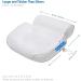 4D AirenMesh Bath Pillow for Neck, Head, and Back Support - Non-Slip with Comfortable Design for Women & Men - Buy Online on GoSupps.com