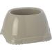 Grey Spaniel Dog Puppy Bowls Set - 2x 0.6L Non-Slip Pet Food Water Dishes - Buy Online on GoSupps.com