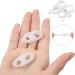 FeifanShop 4 Silicone Toe Separators for Hallux Valgus & Hammer Toe Relief - Pain Relief for Small Toes - Buy Online on GoSupps.com