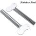 Xinhongo 6 Pcs Stainless Steel Toothpaste Tube Squeezers - Metal Key Squeezer for Bathroom Hair Dye & Cosmetic Tubes - Silver - Buy Online on GoSupps.com