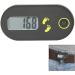 XLKJ pedometer clip pedometer portable with clip and converter mini 3D pedometer without app and cell phone for walking sport (black)
