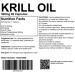 Krill Oil 500mg 90 Capsules - UK Made Pharmaceutical Grade Supplement for Joint, Heart & Brain Health - Buy Online on GoSupps.com