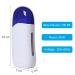 Pinkiou Hair Removal Roll On Epilator Set with Aloe Vera Wax - Portable Depilation Machine - Buy Online on GoSupps.com