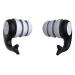 Erhigher Earplugs Ergonomic Silicone Ear Plugs 25 DB Noise Reduction Waterproof Reusable Dust-proof Hearing Protection Earplugs for Work Sleep Study Focus Snoring Parties Black