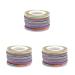 lmoikesz 3 Set of/set Multicolored Nail Art Striping Tape Set Wide Application And Easy To Fashionable And Unique Paper Good Gifts Random Color 2MM Random Color 2MM 3Set