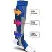 ZLYJ Sports Compression Socks - 20-30 mmHg for Men & Women - Running Cycling Mountaineering - Pink - 2 Pairs - Buy Online on GoSupps.com
