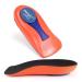 3/4 Arch Support Orthotic Insoles for Flat Feet Plantar Fasciitis Shin Splints Morton's Neuroma Pronation Bunions Heel Spurs Metatarsalgia Over-Pronation Foot Pain S W5/M3.5-W8.5/M7
