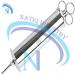 Natiqind Ear Wax Removal Syringe 4oz - Brass with Chrome Finish | Ideal for Household, EMT, Firefighter, Police, Medical Students & Hobbies - Buy Online on GoSupps.com