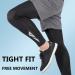 Henoot Compression Leg Gauze - Sport Compression Long Leg Cuffs for Sun Protection & Performance in Running Basketball Football Cycling & Fitness - Buy Online on GoSupps.com