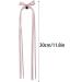 AJOIDR Long Ribbon Hair Bows Hair Clip Elegant Claw Clip Hair Banana Barrettes Nonslip Jaw Hair Claw PonytailClamps for Women Pink - Buy Online on GoSupps.com